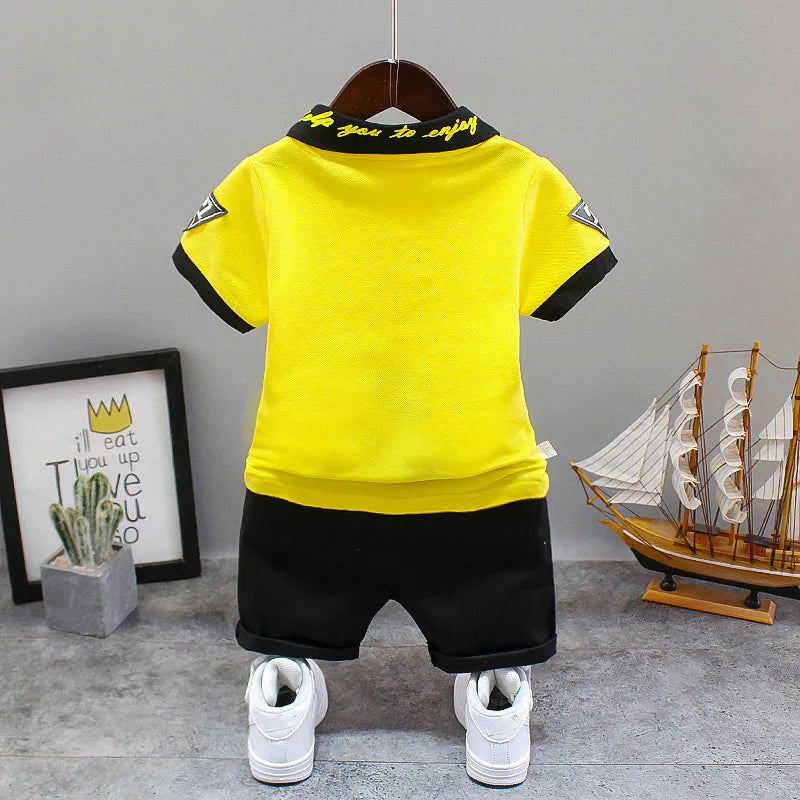 Summer Baby Boy Clothing Set Children Clothes Set T-Shirt Top+ Pants 2Pcs/Set  Toddler Boy Girl Clothes Sets Kids Clothes Sets