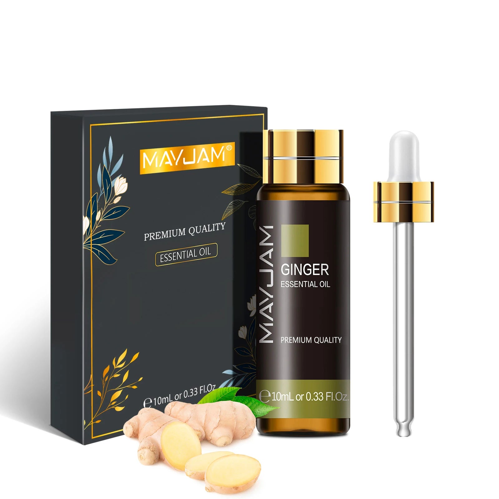 10ML Citronella Chamomile Lemon Rose Sage Essential Oils Basil Vetiver Myrrh Pepper Fennel Pine Needles Camphor Massage Oil