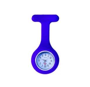 Mini Cute Pocket Watches Silicone Nurse Watch Brooch Tunic Fob Watch With Free Battery Doctor Medical Unisex Watches Clock
