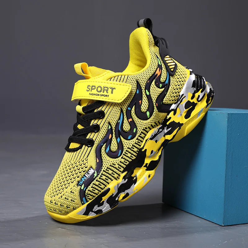 Boys Running Shoes  Design Children Sneakers Mesh Kids Casual Sneakers 7-12 Years Children Sneakers for Boys