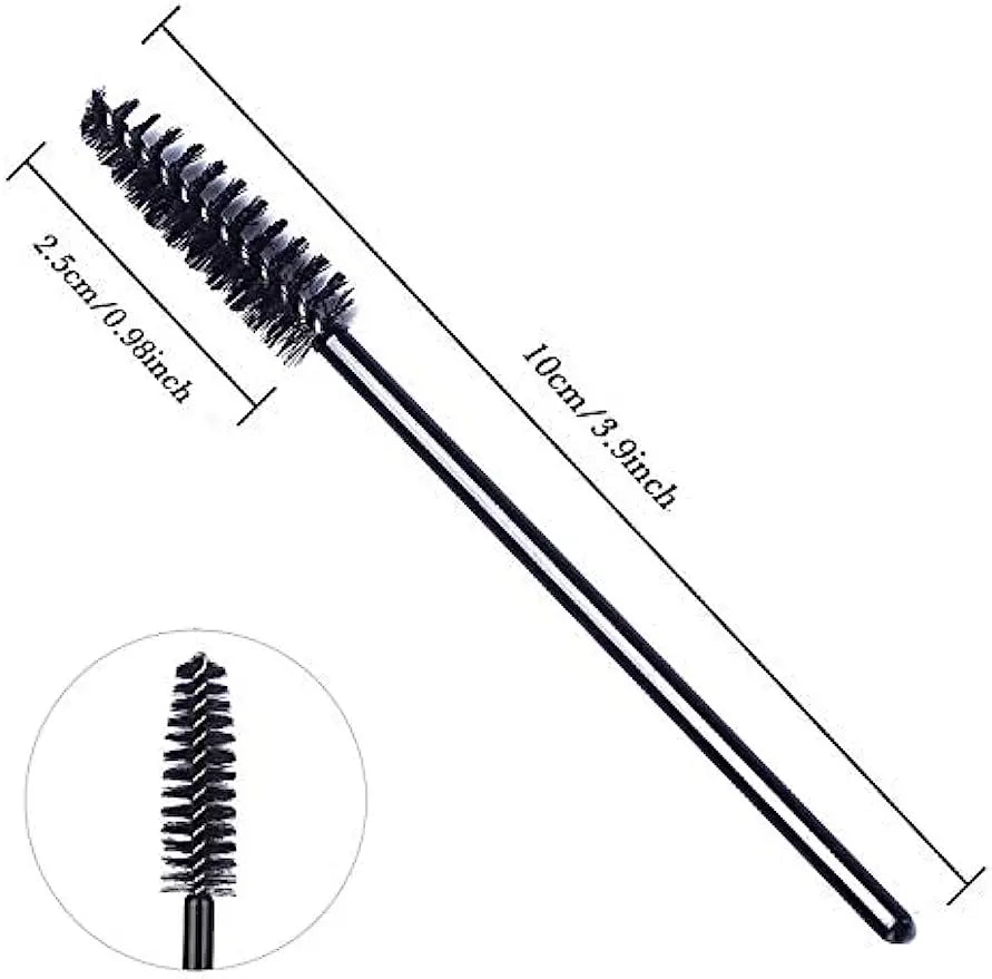 100 Pcs Disposable Eyelash Mascara Brushes for Eye Lashes Extension Eyebrow and Makeup Wholesale of Makeup Tools - My Store
