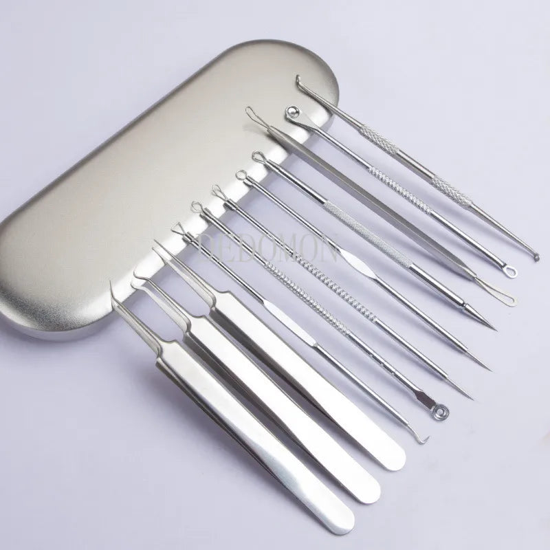 11/8/6/4pcs Acne Blackhead Removal Needles Black Dots Cleaner Black Head Pore Cleaner Deep Cleansing Tool Face Skin Care Tool