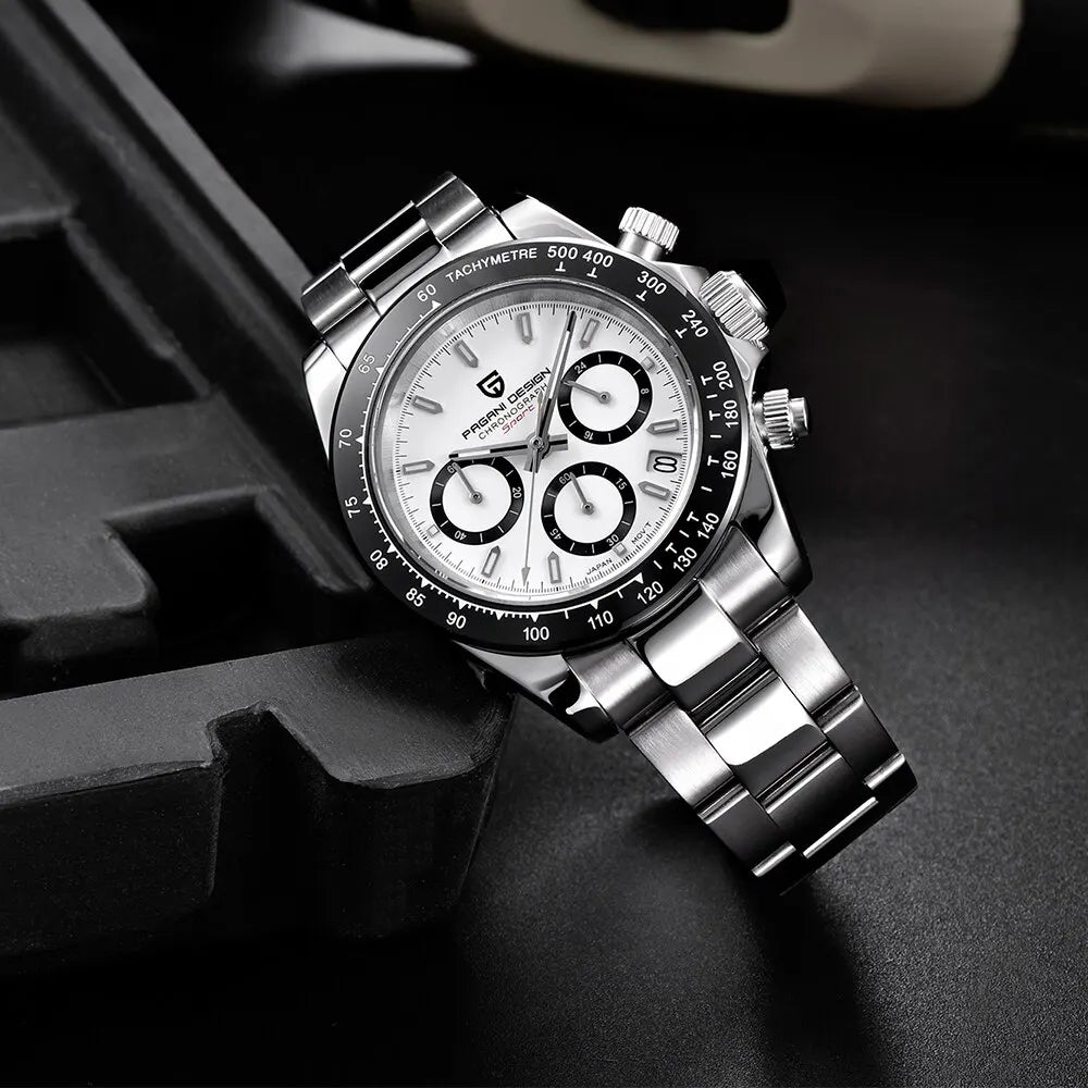 PAGANI DESIGN New Men Watches Quartz Business Watch Mens Watches Top Brand Luxury Watch Men Chronograph VK63