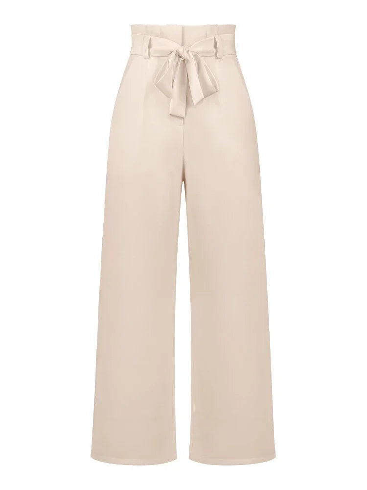 Fashion New in Women's Pants Casual Workplace Loose Women Pant Versatile Straight Broad Leg High Waist Pants Women Clothing