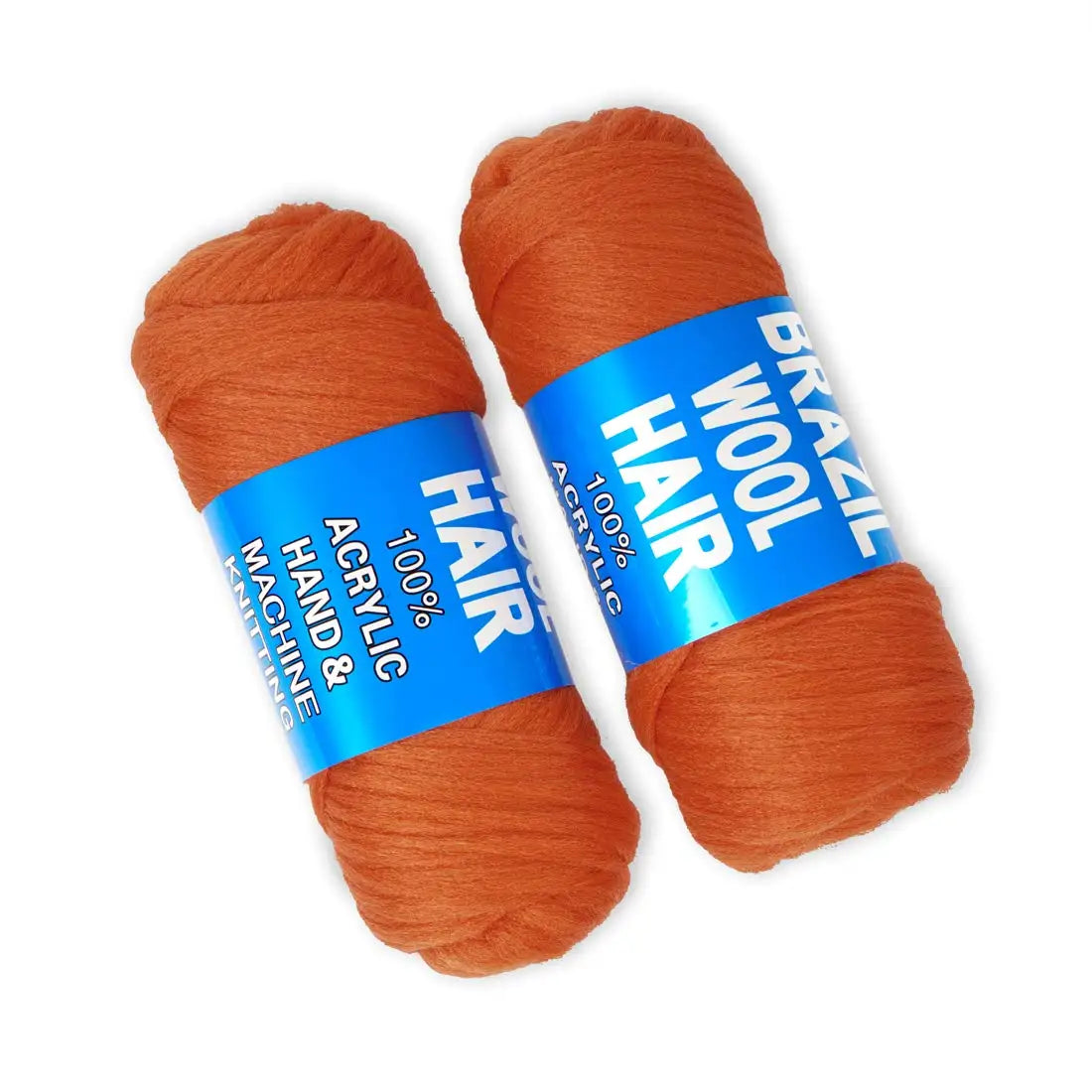 Synthetic Brazilian Wool Hair Extension for Women  African Low Temperature Senegalese Twist Faux Locs Wraps Jumbo Braiding Hair