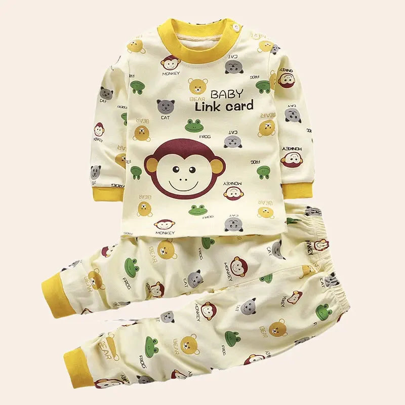 Kids Clothes Children Sets Children's Clothing Boys Girls Cotton Cartoon Autumn Winter Clothing Pants Sleepwear Underwear