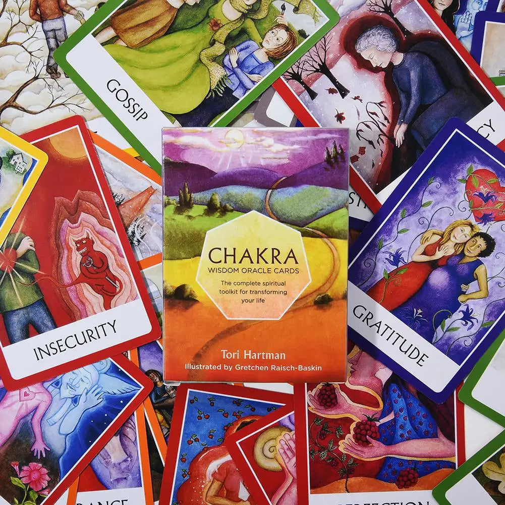 CHAKRA Tarot Card  PDF Oracle Cards Divination for Personal Use Play Games Board Game