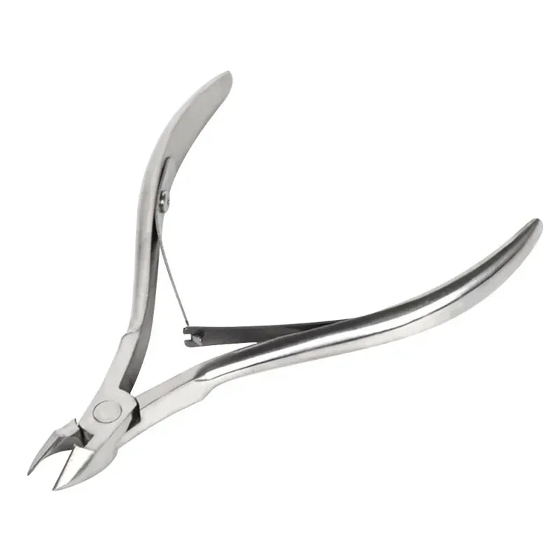 Stainless Steel Cuticle Nipper Professional Remover Scissors Finger Care Manicure Nail Clipper Dead Skin Tools Gold and Sliver