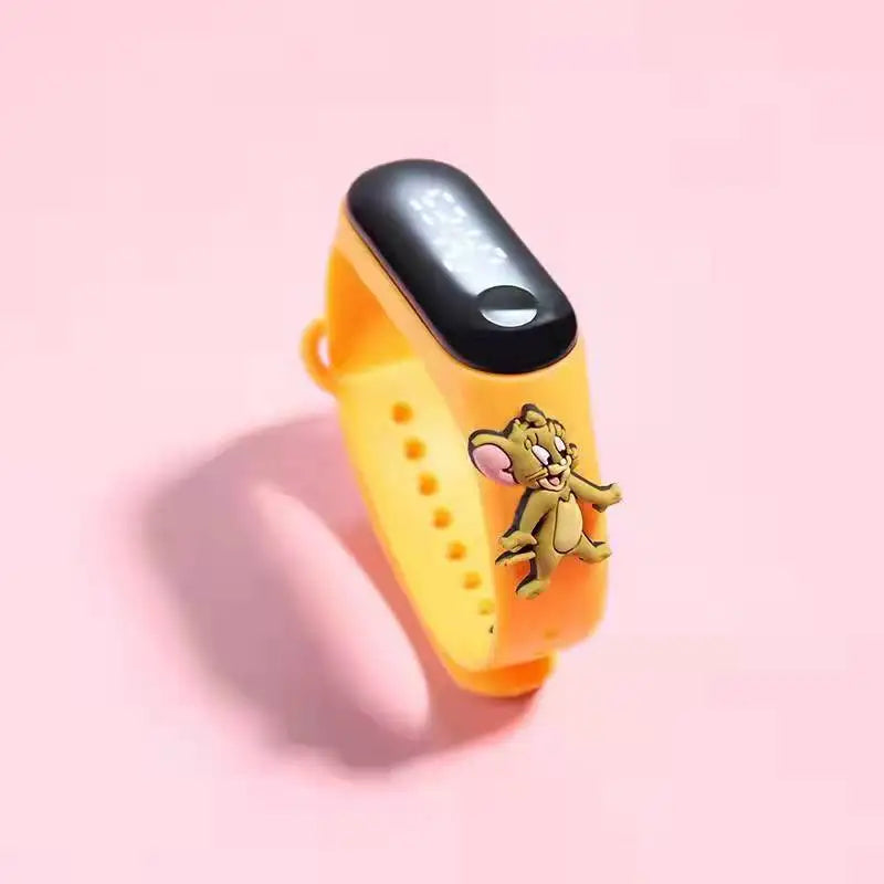Disney Children's Watch Fashion Cartoon Watches Electronic Digital LED Display Watches Waterproof Holiday Gift Kids Watches