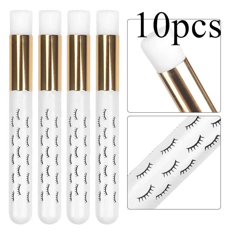 10pcs Eyelash Cleaning Brush Lash Extension Applicator Eyebrow Nose Brushes Washing Bottle Skin Care Makeup Tool Clean Supplies
