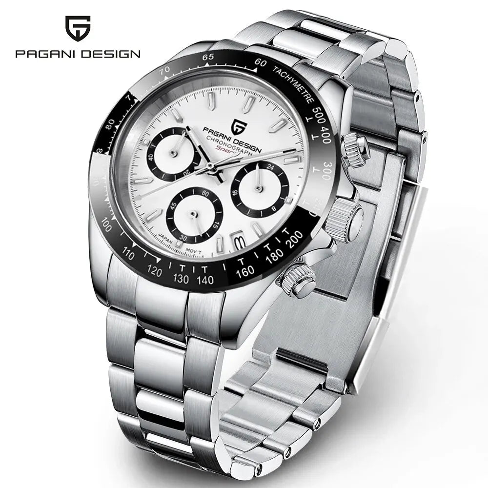 PAGANI DESIGN New Men Watches Quartz Business Watch Mens Watches Top Brand Luxury Watch Men Chronograph VK63