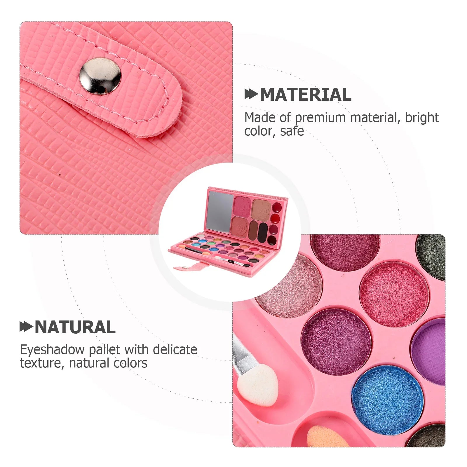 33 Colors Makeup Kit Eyeshadow Powder Blush Lipstick Pallets Long Lasting Girl Pan With Mirror Beginner Plate Cosmetics Makeup - My Store
