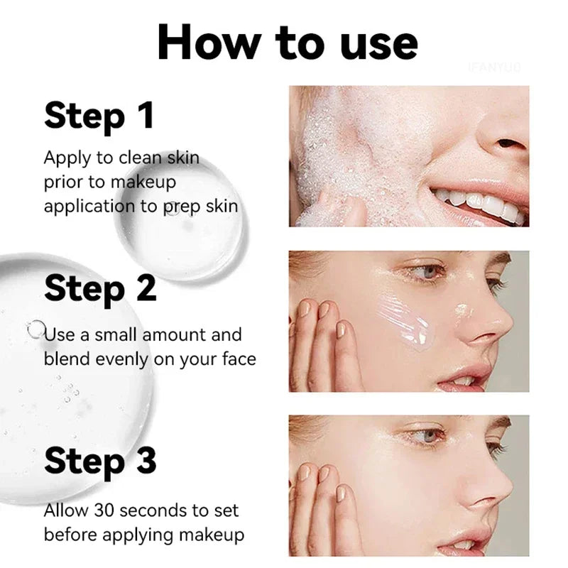 5ml Hydrating Face Primer Makeup Gel Isolation Moisturizing Brightening Invisible Pore Gel-Based Facial Makeup Transparent Cream - My Store