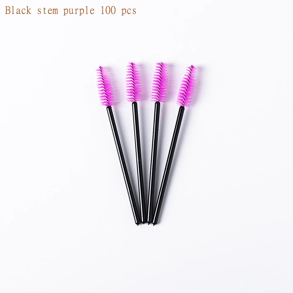 100 Pcs Disposable Eyelash Mascara Brushes for Eye Lashes Extension Eyebrow and Makeup Wholesale of Makeup Tools - My Store