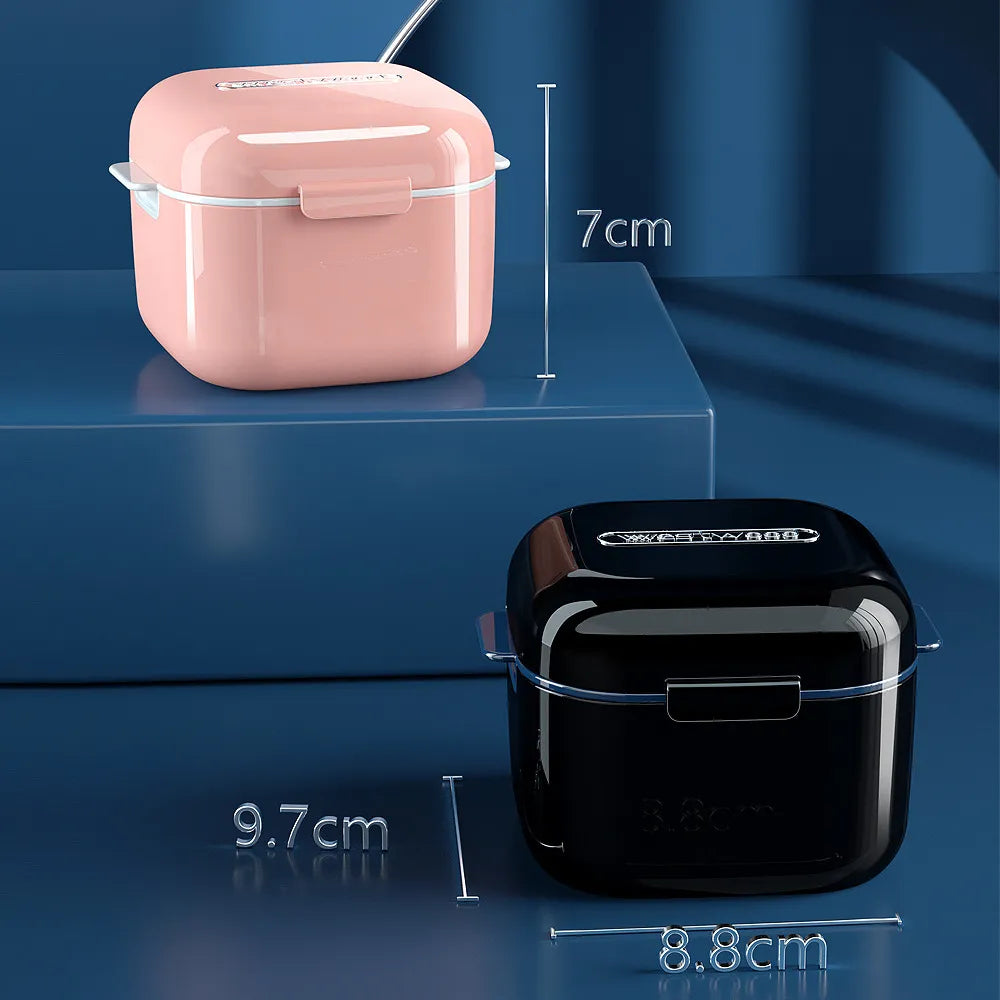 High Quality Orthodontic Retainer Braces Storage Box Soaking Invisible Teeth Denture Cleaning Tooth Storage Portable Belt Case