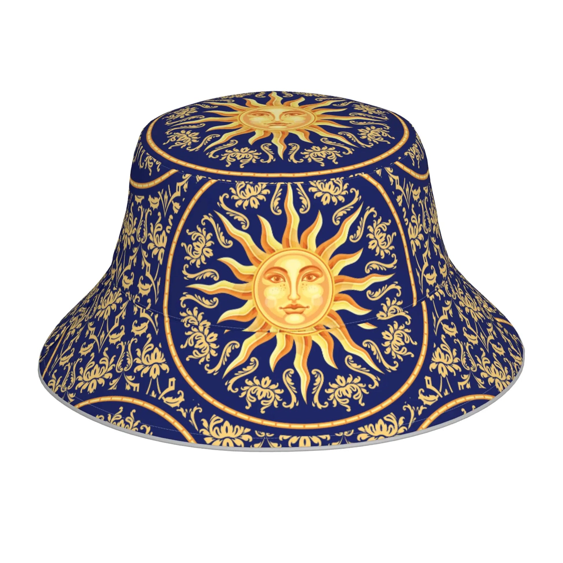 Modern Baroque Reflective Bucket Hat Summer Hats Fisherman Hat Foldable Women Men Sunscreen Shade Caps