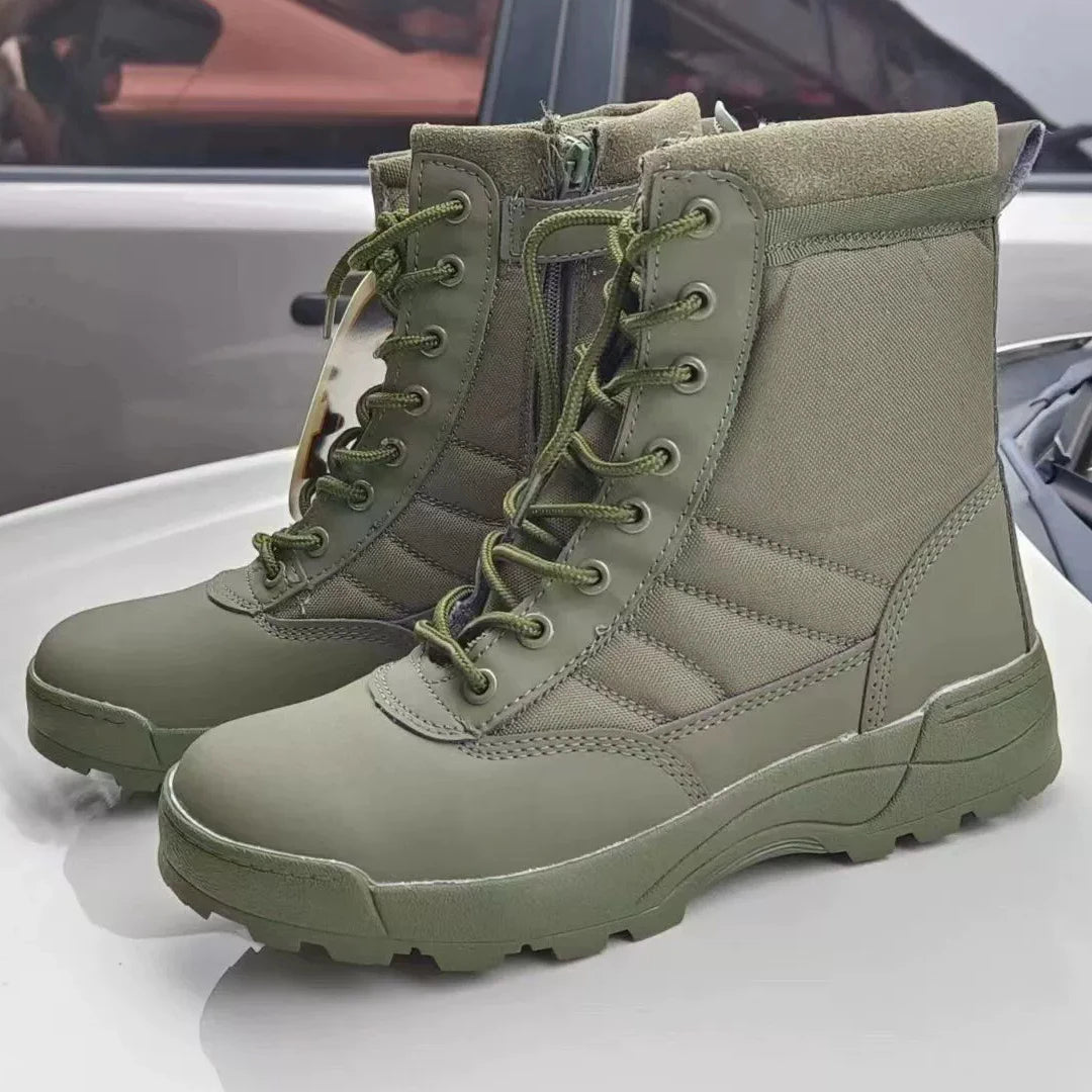 2025 New Tactical Boots Men Boots Special Force Desert Combat Male Boots Outdoor Hiking Boots Ankle Shoes Men Tactical Boots