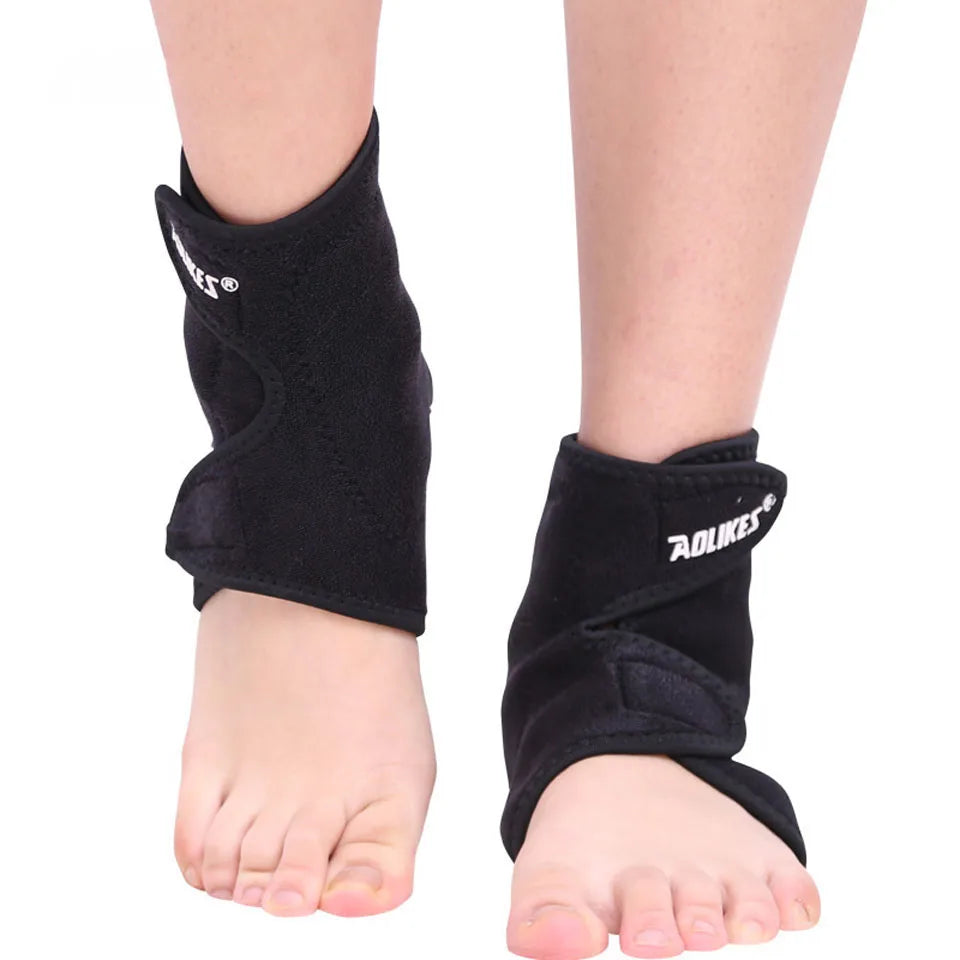1Pair Tourmaline Self Heating Far Infrared Magnetic Therapy Ankle Care Belt Support Brace Heel Massager Foot Health Care