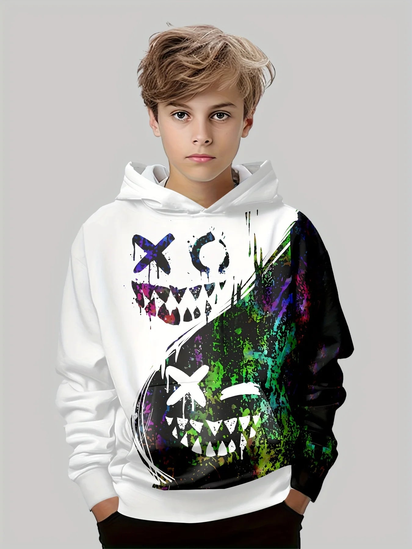 Kids Clothes Hoodies Long Sleeve Children's Sweatshirt Creative Print Casual Girls' Summer Clothes Boy Tops Children's Clothing