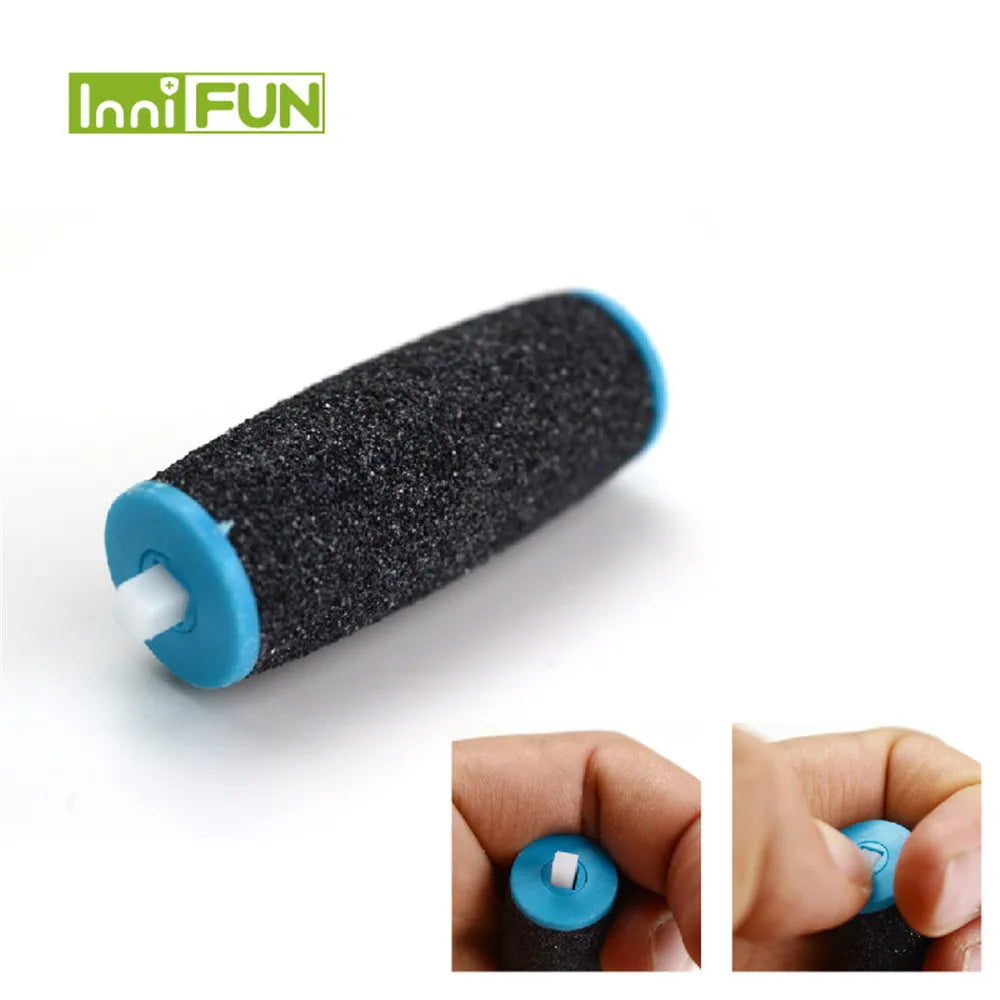 8pcs NEW ARRIVE Foot Care Tool Heads Pedi Hard Skin Remover Refills Replacement Rollers for Scholls File Feet Care Tool
