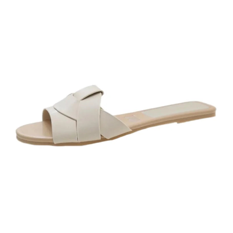 Summer Women's Slippers Shoes Ladies Slides High Quality Sandals Womens Shoes Tongs Femme Fashion Design Beach Flat Slipper