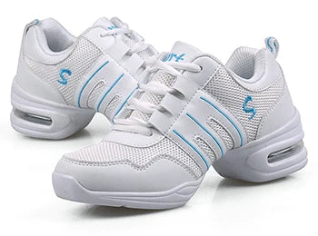 Sneaker Sports Feature Soft Outsole Breath Dance Shoes Sneakers for Woman Practice  Modern  Jazz    Women