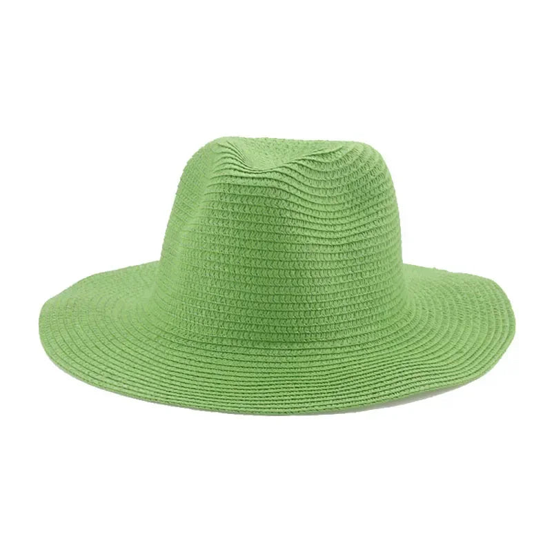Women's Hat Hats for Women Summer Straw Sun Hats Men's Caps Sun Protection Beach Summer Women Men Panama Straw Hat Gorras Hombre