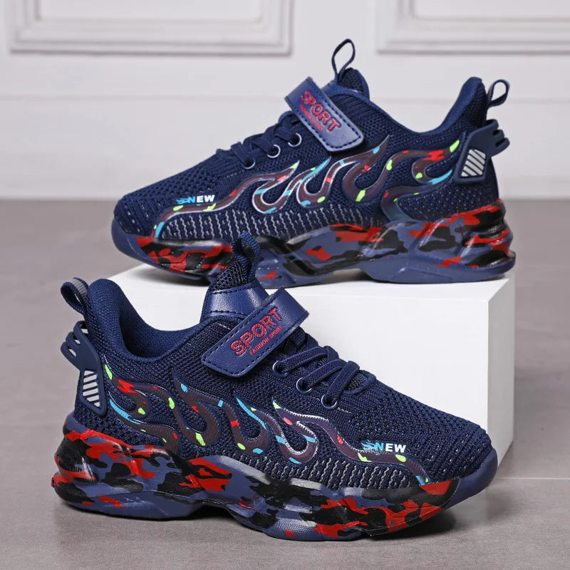 Boys Running Shoes  Design Children Sneakers Mesh Kids Casual Sneakers 7-12 Years Children Sneakers for Boys