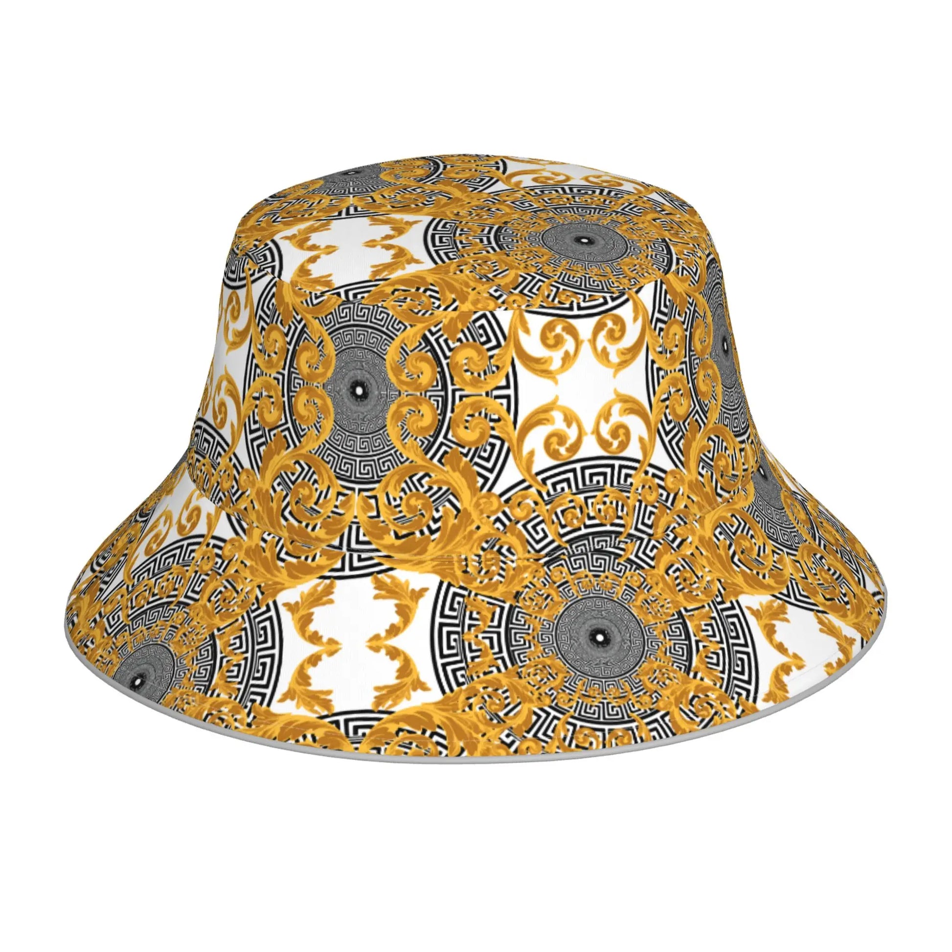 Modern Baroque Reflective Bucket Hat Summer Hats Fisherman Hat Foldable Women Men Sunscreen Shade Caps
