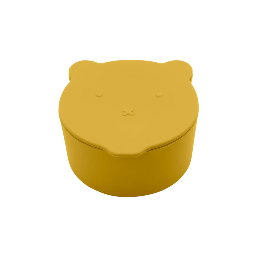Silicone Baby Snack Box Kids Solid Color Silicone Food Box Baby Portable Feeding Food Baby Snack Container With Lid Baby Stuff
