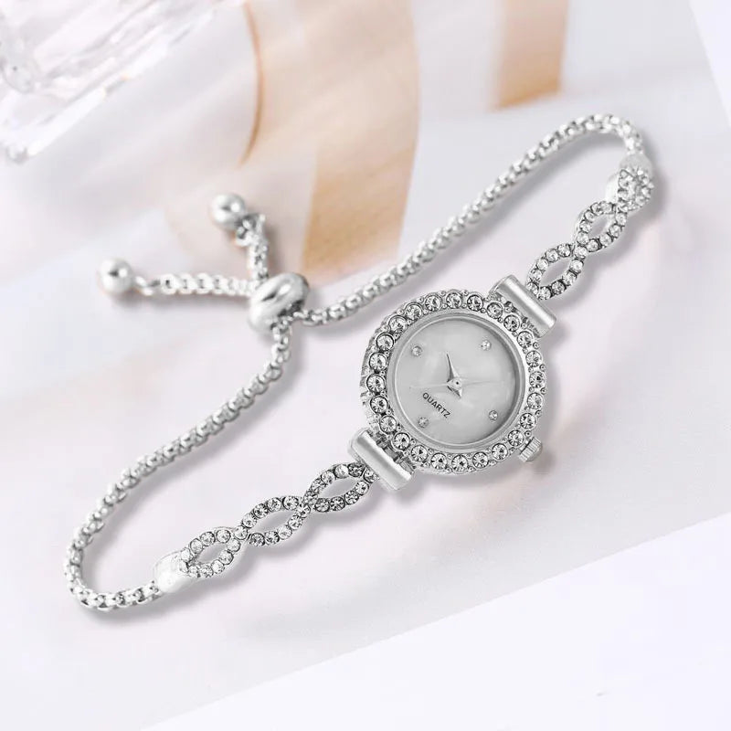 Luxury Women's Watches Simple Quartz Wristwatches Small Dial Watches Bracelet Ladies Watch Gift Clock Relogio Feminino