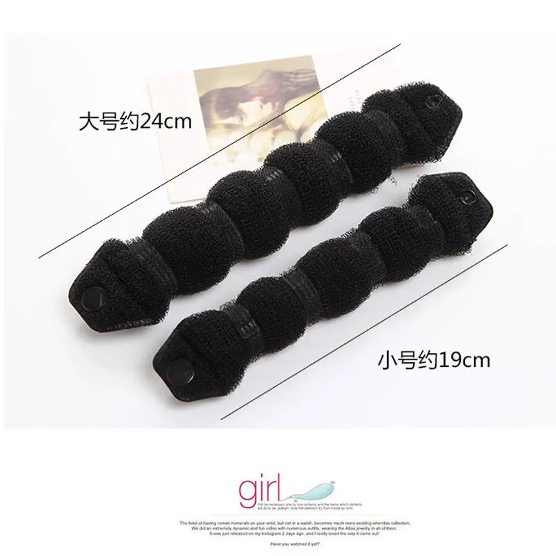 Hair Bun Maker Donut Magic Foam Sponge 3 Styles Hair Styling Braiders Tools Twist Headband Hairs Braiders Women Styling Tools