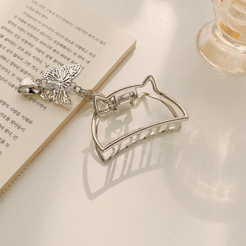 Women Geometric Hair Claw Girls Clamps Fashion Metal Hair Crab Cross Hair Clips Headband Hairpin Fashion Hair Accessories