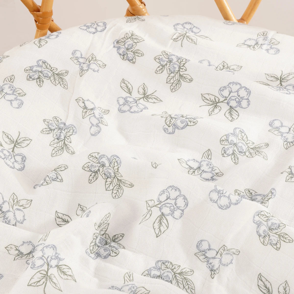 HappyFlute  Bamboo Cotton Baby Muslin Swaddle Baby Blanket Soft Baby Towel Wrap