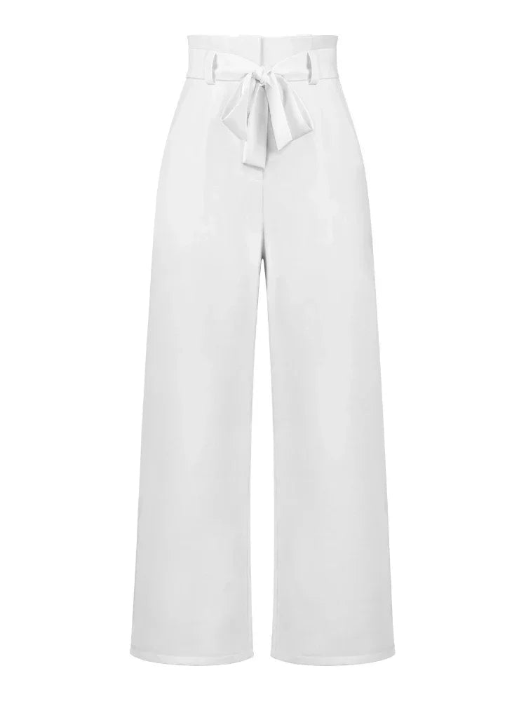 Fashion New in Women's Pants Casual Workplace Loose Women Pant Versatile Straight Broad Leg High Waist Pants Women Clothing