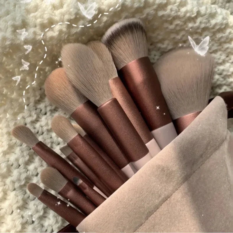Soft Fluffy Makeup Brushes Set for Cosmetics Foundation Blush Powder Eyeshadow Kabuki Blending Makeup Brush Beauty Tool - My Store