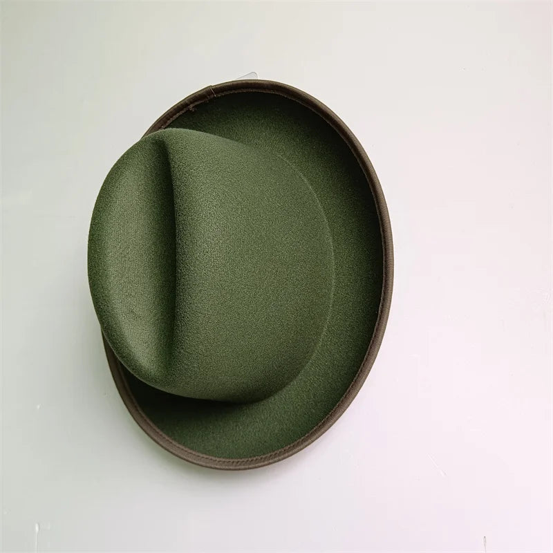 Hats Fedoras  Wide Brim Hat Panama Felt Hat for Male Jazz Hat Church Top Cap British Women Fedoras Hats for Men шляпа женская