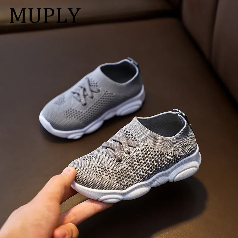 Kids Shoes Anti-Slip Soft Rubber Bottom Baby Sneaker Casual Flat Sneakers Shoes Children Size Kid Girls Boys Sports Shoes