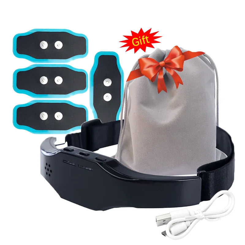 Electric Headache and Migraine Relief Head Massager Migraine Insomnia Release Therapy Body Relax Sleeping Aid Device Health Care