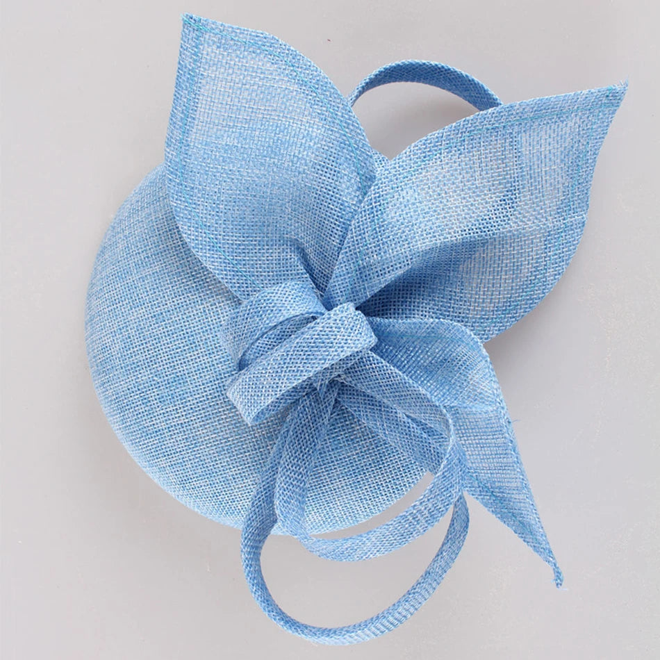 BUTTERMERE Women Fedora Ladies Hats Linen Bride Hat Veil Female Elegant Wedding Party Vintage Pillbox Hat Church Hats Woman Hat