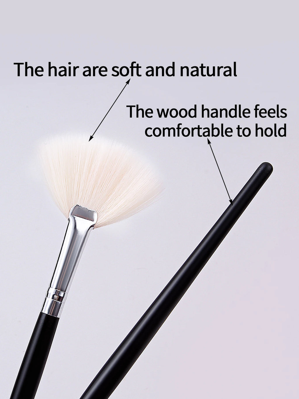 1PC High Grade Highlighter Brush Makeup Accessories Cosmetics Fan Shape Makeup Brush Highlighter Makeup Brush Powder Brush - My Store