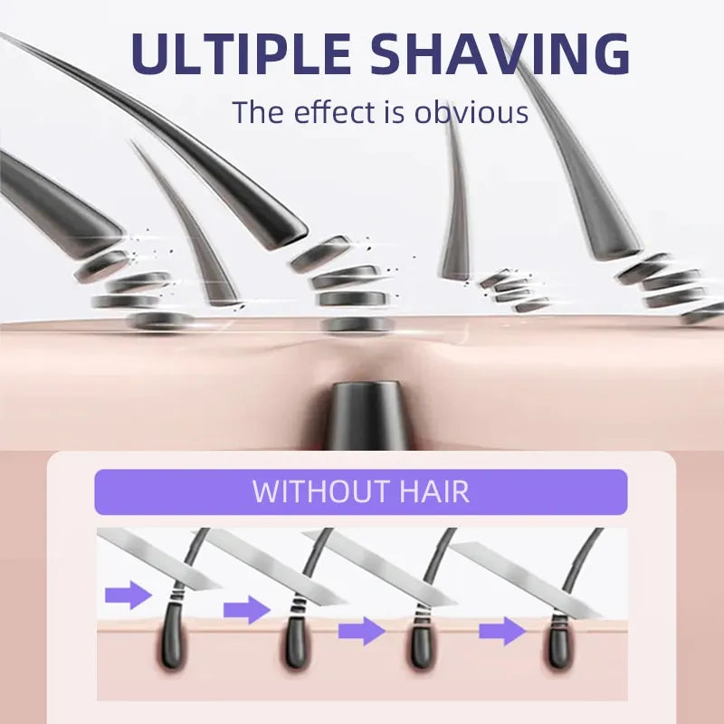 Kemei-3018 Women Shave Wool Device Knife Electric Shaver Wool Epilator Shaving for Lady Shaver Female Care KM-3018 Free Shipping