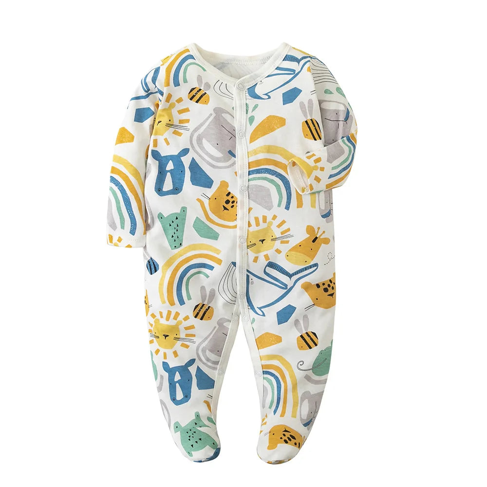 Baby Jumpsuit Pajamas Summer for New Born Child  Baby Fashion Homewear Cotton Baby Clothing Newborn Baby/Infant Jumpsuit Jumpsui