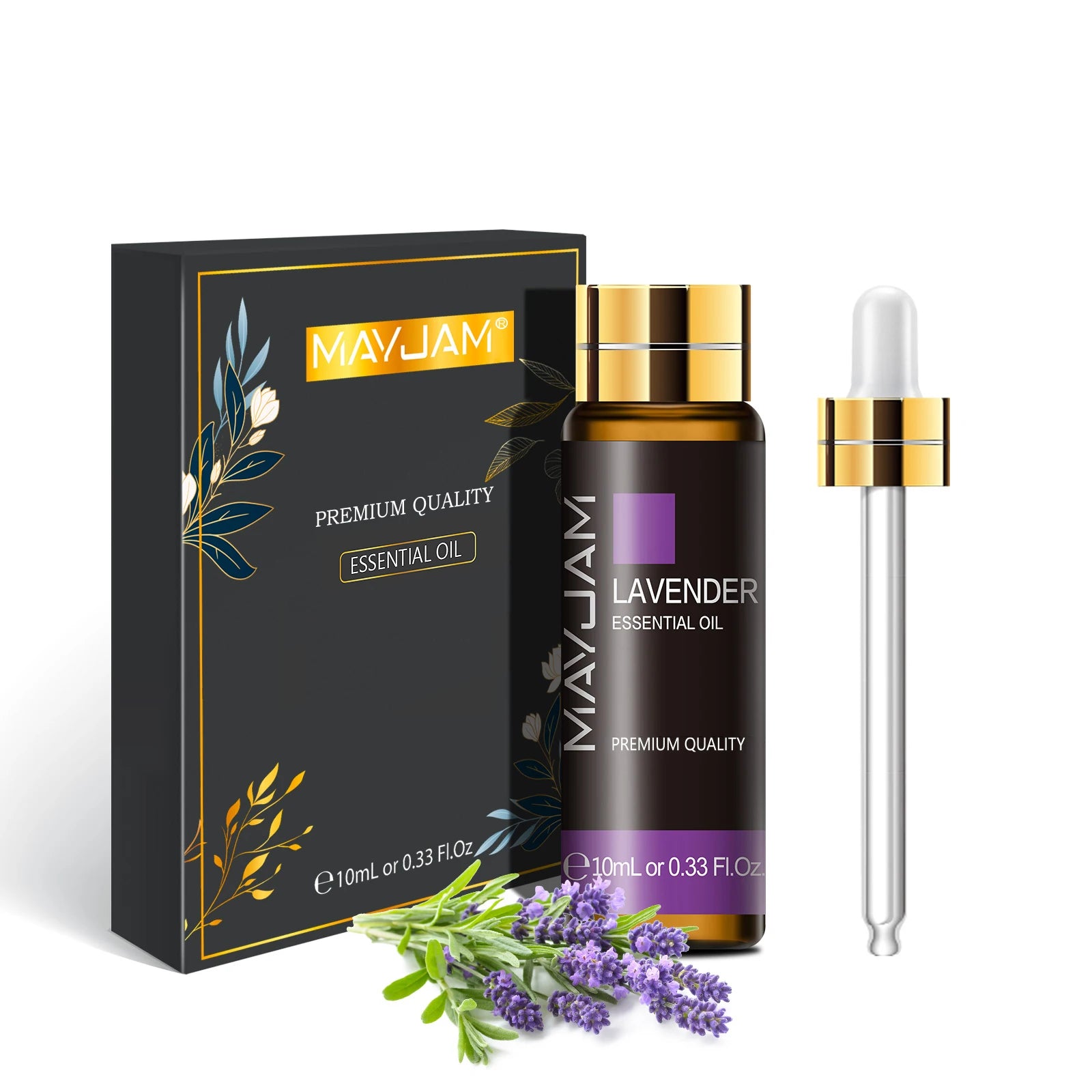 10ML Citronella Chamomile Lemon Rose Sage Essential Oils Basil Vetiver Myrrh Pepper Fennel Pine Needles Camphor Massage Oil