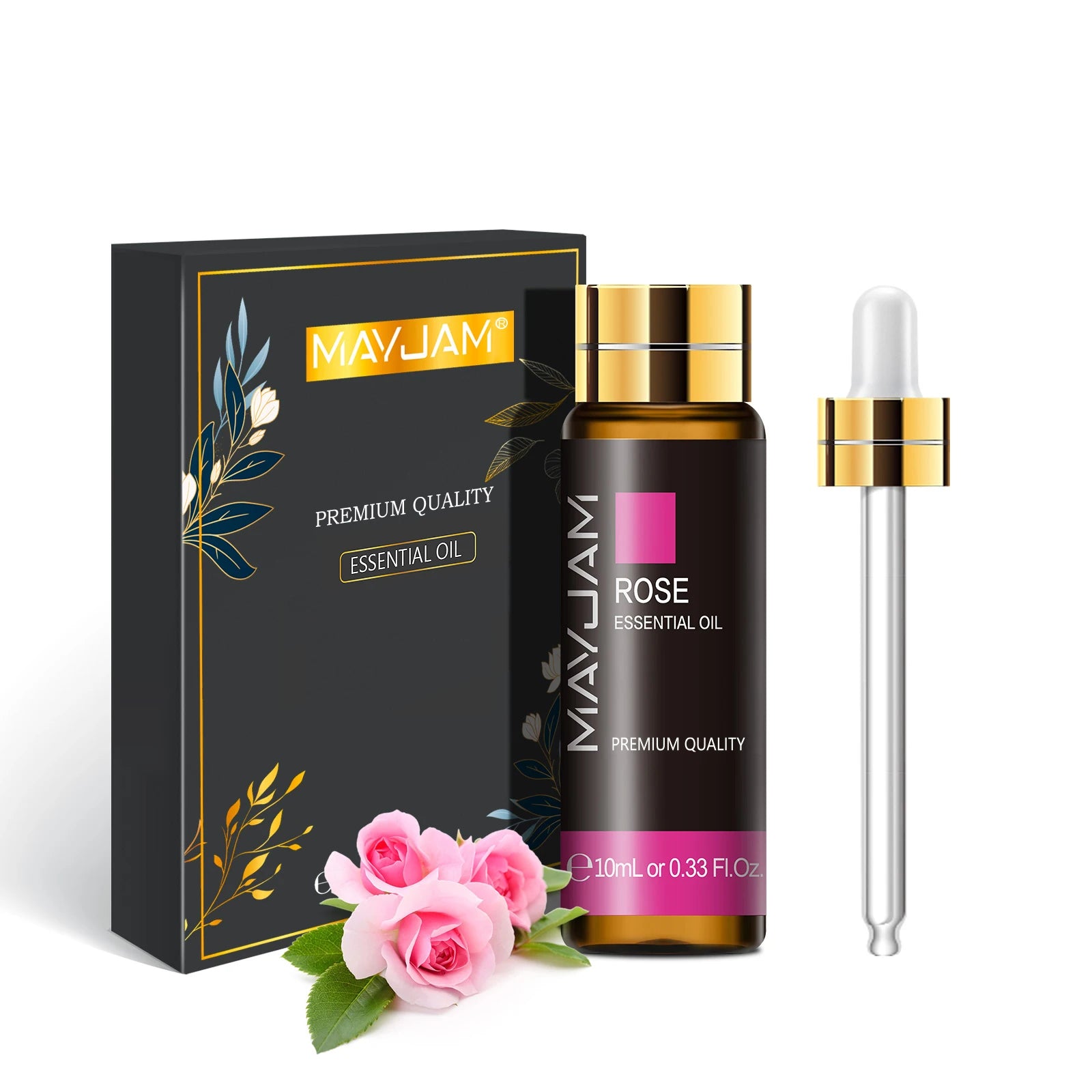 10ML Citronella Chamomile Lemon Rose Sage Essential Oils Basil Vetiver Myrrh Pepper Fennel Pine Needles Camphor Massage Oil