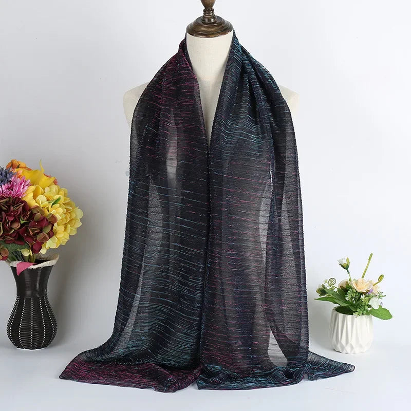 Scarves Women Plain Maxi Hijab Scarf Soft Soild Muslim Shawls Wraps Lady Viscose Head Scarfs Fashion Scarves 1Pc