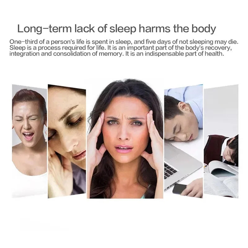 Electric Headache and Migraine Relief Head Massager Migraine Insomnia Release Therapy Body Relax Sleeping Aid Device Health Care