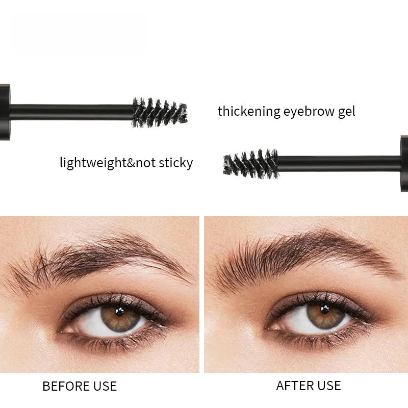 Eyebrow Gel Long-Lasting Fixed Eyebrow Waterproof Quick-Dry Hose Transparent Eyebrow Gel Makeup Eye Makeup - My Store