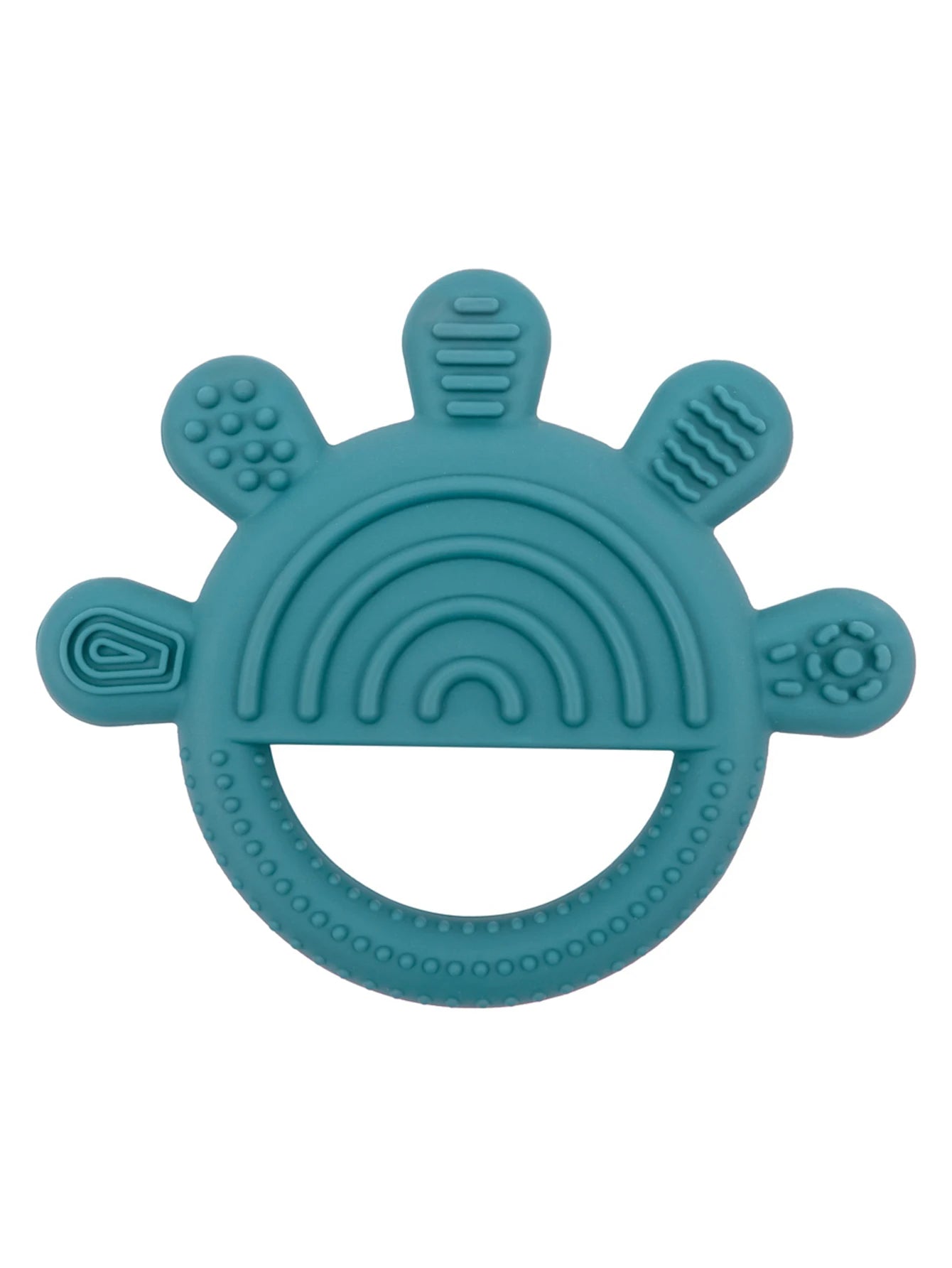 1PC Baby Silicone Teether Toys Cartoon Sun Shape Teethers for Baby Chewing Training Baby Toys Nursing Baby Accessories