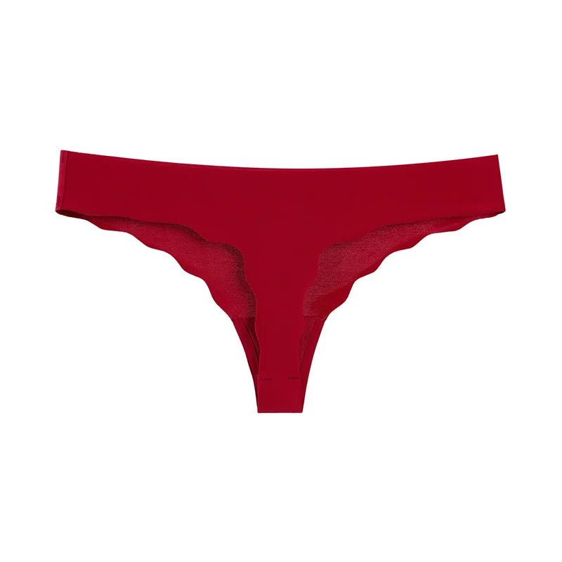 Bow Seamless Thong Women Low Waist Panties Sexy Underwear Ladies Briefs Lingere Panty Underware Comfortable Lingerie Thongs